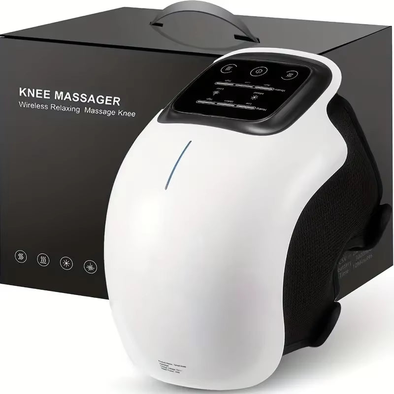Knee Massager Smart Red Light and Massage Therapy for Swelling Stiff Joints Stretched Ligament and Muscles Injuries Gifts